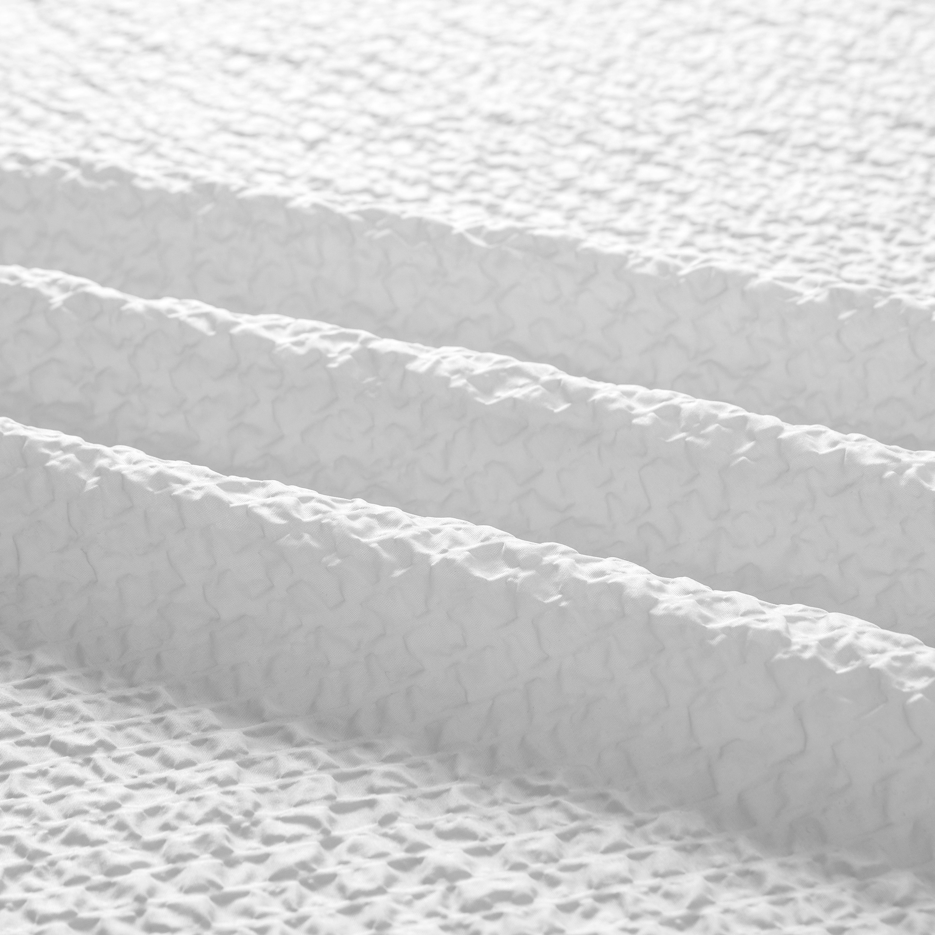 Dainty Home Tranquility Embossed Seersucker Designed 70" x 72" Shower Curtain