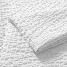 Load image into Gallery viewer, Dainty Home Tranquility Embossed Seersucker Designed 70" x 72" Shower Curtain

