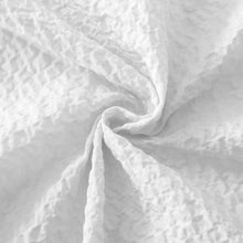 Load image into Gallery viewer, Dainty Home Tranquility Embossed Seersucker Designed 70" x 72" Shower Curtain
