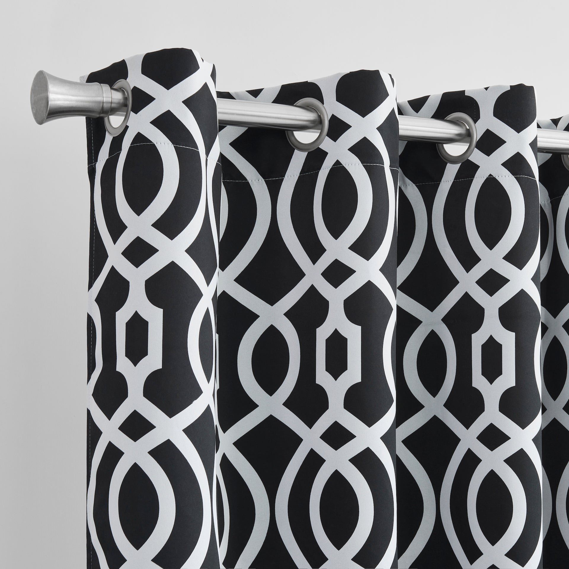 Dainty Home Trellis Printed 3D Designed Blackout Thermal Insulated Grommet Single Panel