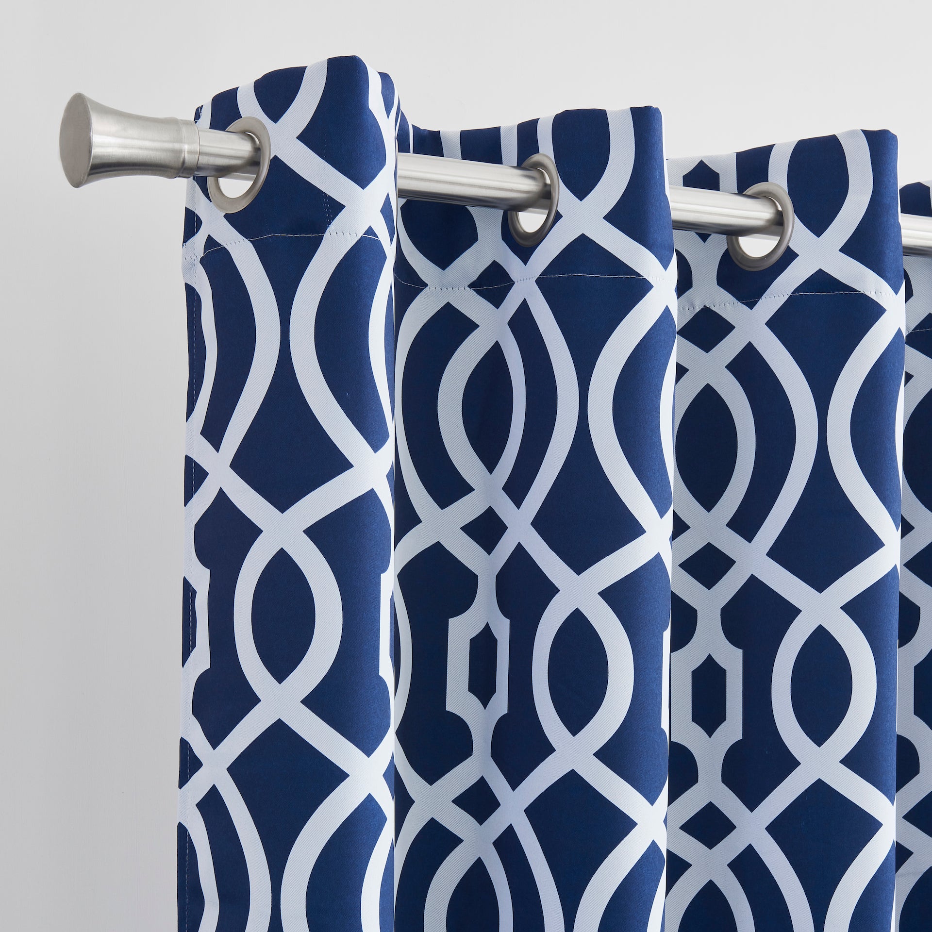Dainty Home Trellis Printed 3D Designed Blackout Thermal Insulated Grommet Single Panel