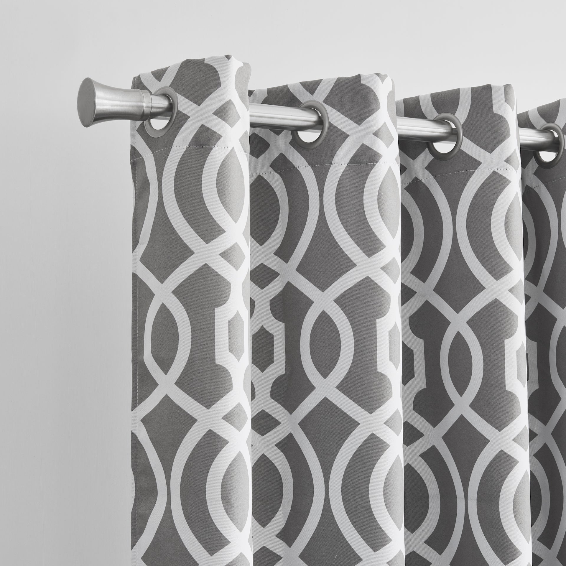 Dainty Home Trellis Printed 3D Designed Blackout Thermal Insulated Grommet Single Panel
