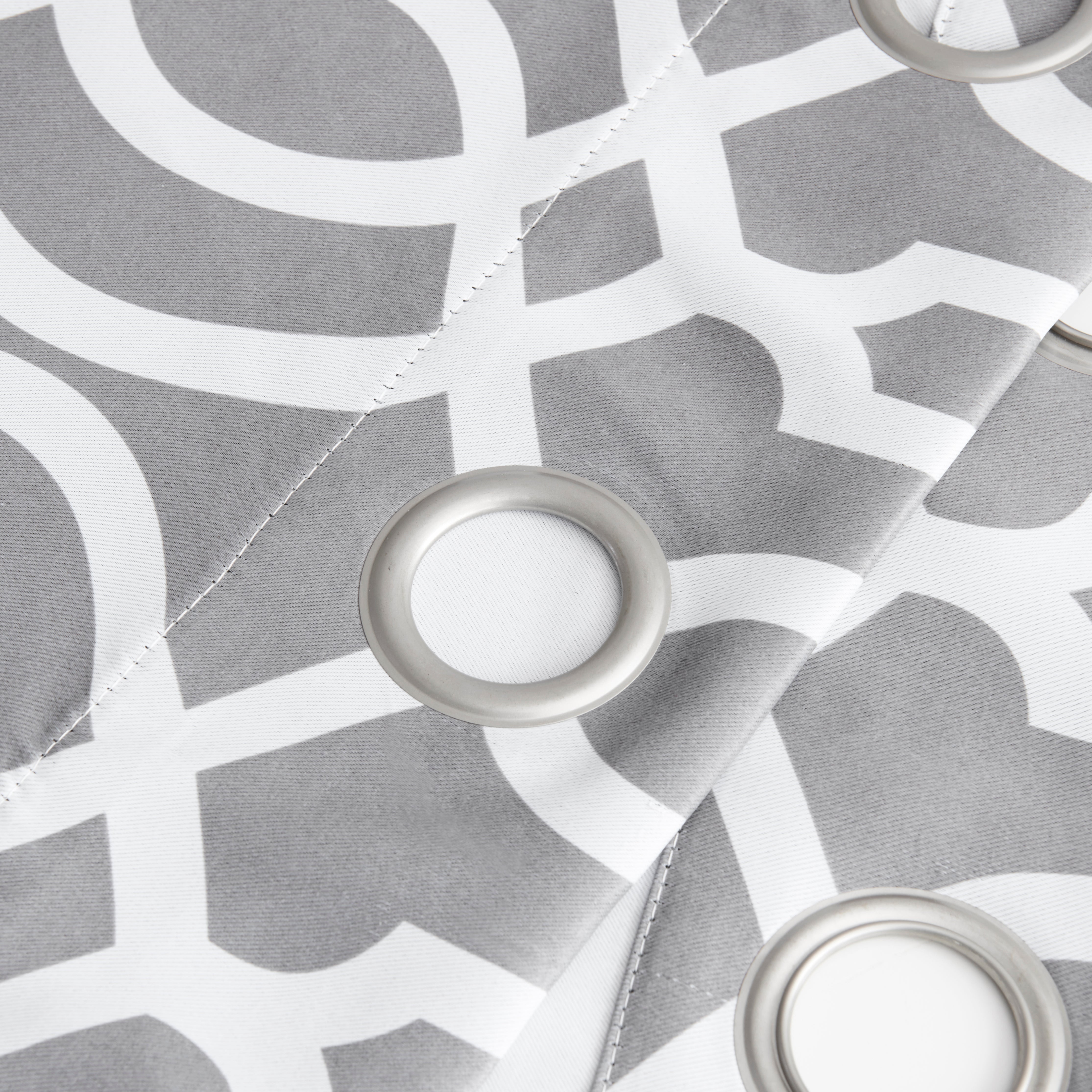 Dainty Home Trellis Printed 3D Designed Blackout Thermal Insulated Grommet Single Panel