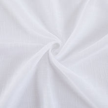 Load image into Gallery viewer, Dainty Home Hannah Solid Criss-Cross Weave Fabric Semi-Sheer Airy &amp; Breathable Light Filtering Grommet Panel Pair
