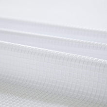 Load image into Gallery viewer, Dainty Home Complete 2 in 1 Waffle Weave Hotel Spa Style Fabric Shower Curtain Snap On/Off Waterproof Detachable Liner Set
