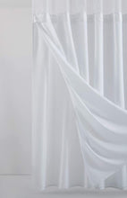 Load image into Gallery viewer, Dainty Home Complete 2 in 1 Waffle Weave Hotel Spa Style Fabric Shower Curtain Snap On/Off Waterproof Detachable Liner Set
