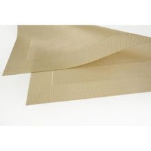 Load image into Gallery viewer, Dainty Home Napa Woven Textilene Crossweave With Solid Geometric Pattern Reversible 12" x 18" Rectangular Placemat
