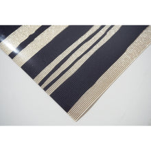 Load image into Gallery viewer, Dainty Home Jagged Black Reversible Metallic Printed Placemats (Set of 4)
