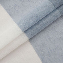 Load image into Gallery viewer, Dainty Home Chelsea Gradient Ombre Linen Look Fabric Textured Gradient Striped Designed Fabric Shower Curtain
