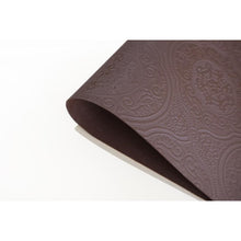 Load image into Gallery viewer, Dainty Home Hyde Park Burgundy Faux Leather Placemat (Set of 4)
