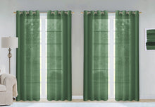 Load image into Gallery viewer, Dainty Home Malibu Solid Airy &amp; Breathable Semi-Sheer Light Filtering Extra Wide Grommet Set Of 4 Window Panels
